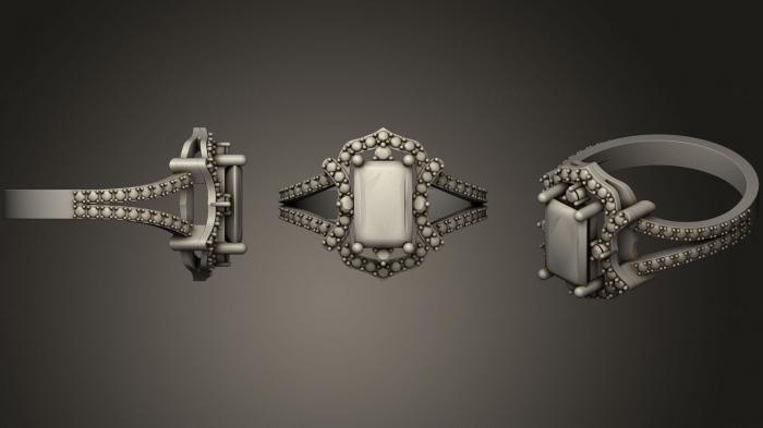 نموذج ثلاثي الأبعاد لآلة CNC خواتم مجوهرات خاتم 132